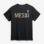 Lionel Messi Argentina National Team Player Graphic T-Shirt - Black