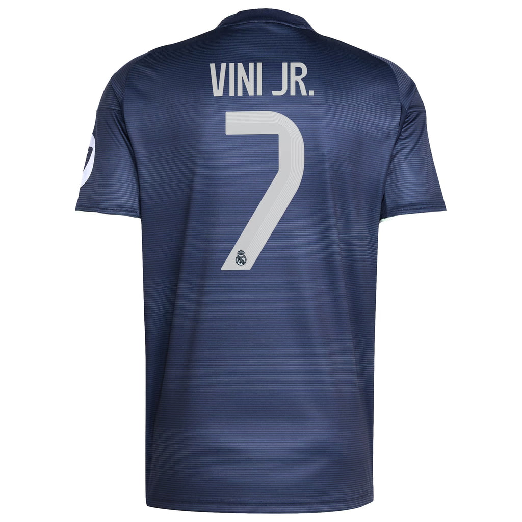 Vini Jr. Real Madrid 2025/26 Away Player Jersey - Blue