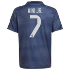 Vini Jr. Real Madrid Youth 2025/26 Away Player Jersey - Blue