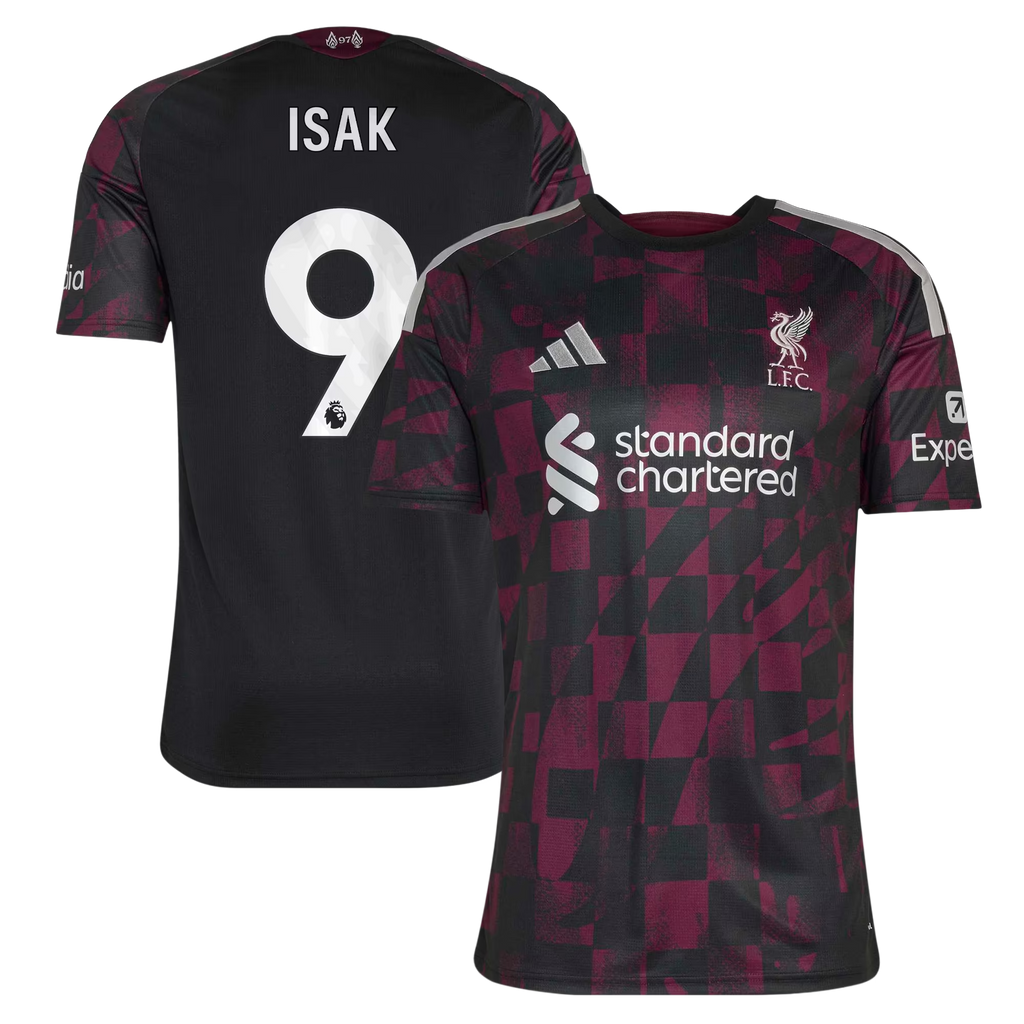 Alexander Isak Liverpool  2026/27 Third  Jersey - Black
