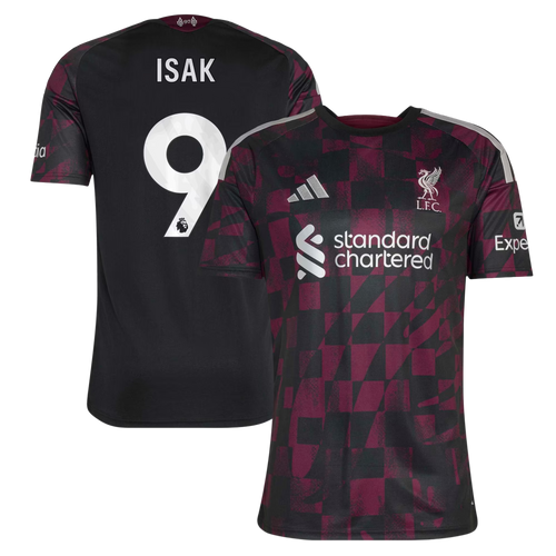 Alexander Isak Liverpool  2026/27 Third  Jersey - Black