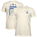 Argentina National Team Big Logo Heavyweight T-Shirt - Cream
