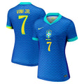 Vini Jr. Brazil National Team Women's 2024 Away Jersey - Blue