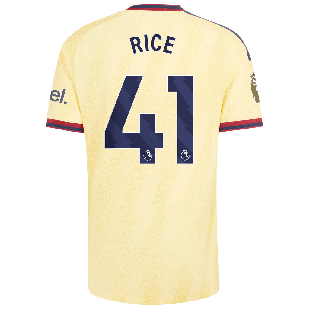 Declan Rice Arsenal 2026/27 Third On-Field Jersey - Yellow