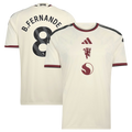 Bruno Fernandes Manchester United 2026/27 Third Jersey - Cream