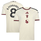 Bruno Fernandes Manchester United 2026/27 Third Jersey - Cream