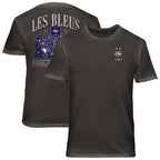 France National Team Wordmark Cotton T-Shirt - Gray
