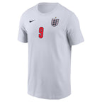 Harry Kane England National Team Name & Number T-Shirt - White
