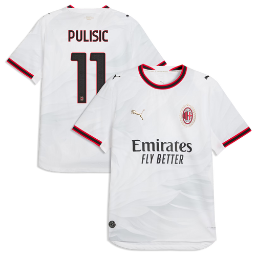 Christian Pulisic AC Milan 2026/27 Away On-Field Jersey - White