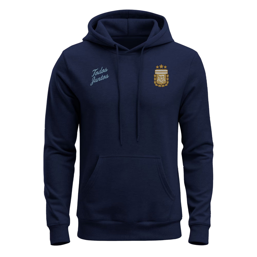 Argentina National Team Wordmark Hoodie - Navy