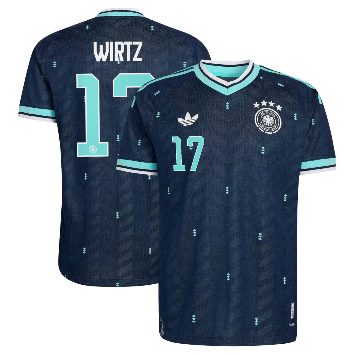 Florian Wirtz Germany National Team 2026 Away On-Field Jersey - Navy