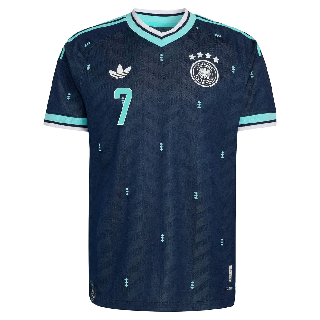 Kai Havertz Germany National Team  2026 Away On-Field  Jersey - Navy