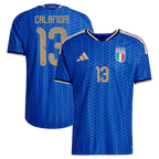Riccardo Calafiori Italy National Team 2026 Home Jersey - Blue