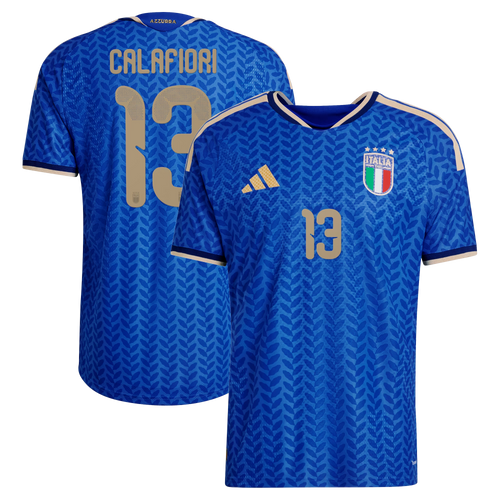 Riccardo Calafiori Italy National Team 2026 Home Jersey - Blue