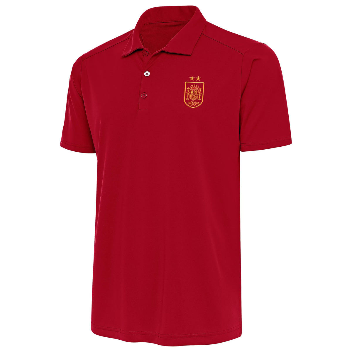 Spain National Team Antigua Two-Star Statement Polo - Red