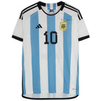 Lionel Messi Argentina National Team Autographed 2022-23 Home Jersey