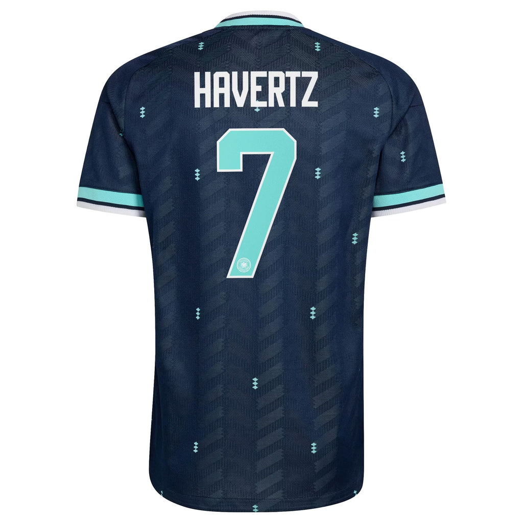 Kai Havertz Germany National Team  2026 Away On-Field  Jersey - Navy
