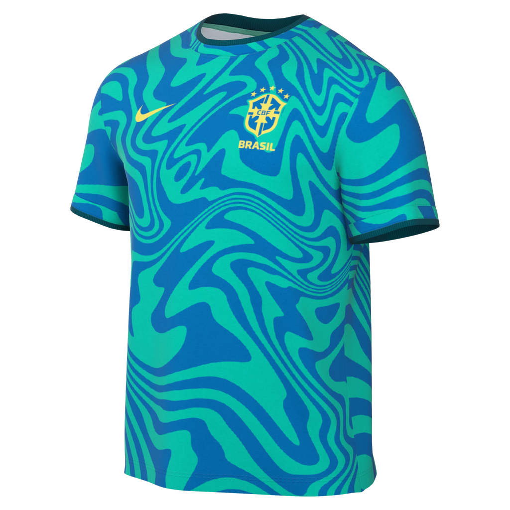 Brazil National Team 2026 Academy Pro Pre-Match Top - Green