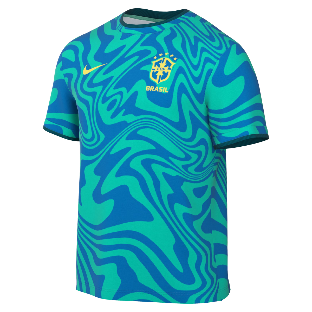 Brazil National Team 2026 Academy Pro Pre-Match Top - Green