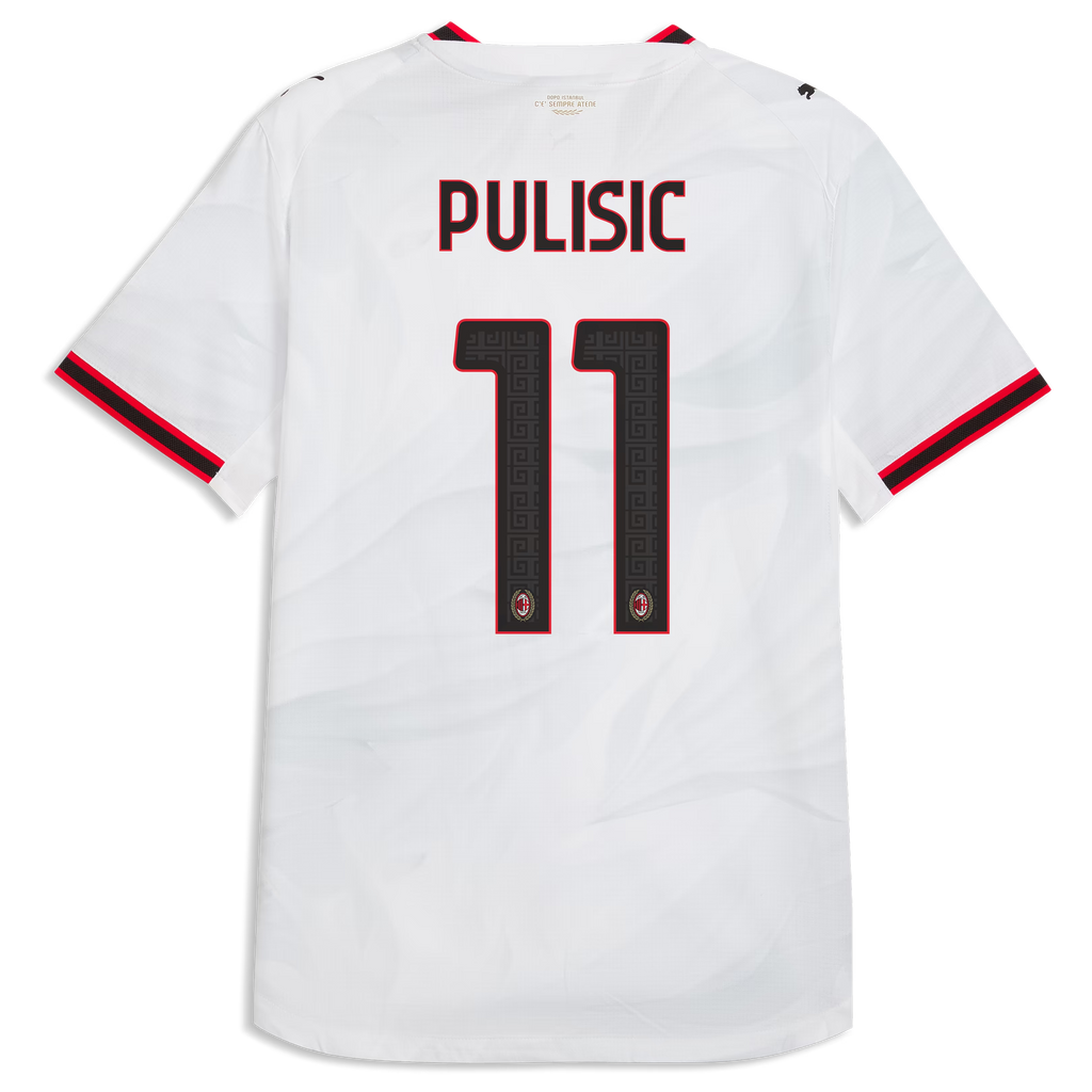 Christian Pulisic AC Milan 2026/27 Away On-Field Jersey - White