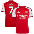 Bukayo Saka Arsenal 2026/27 Home Jersey - Red