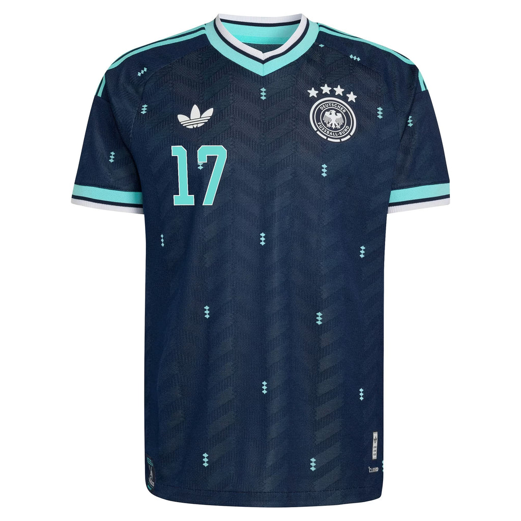 Florian Wirtz Germany National Team 2026 Away On-Field Jersey - Navy