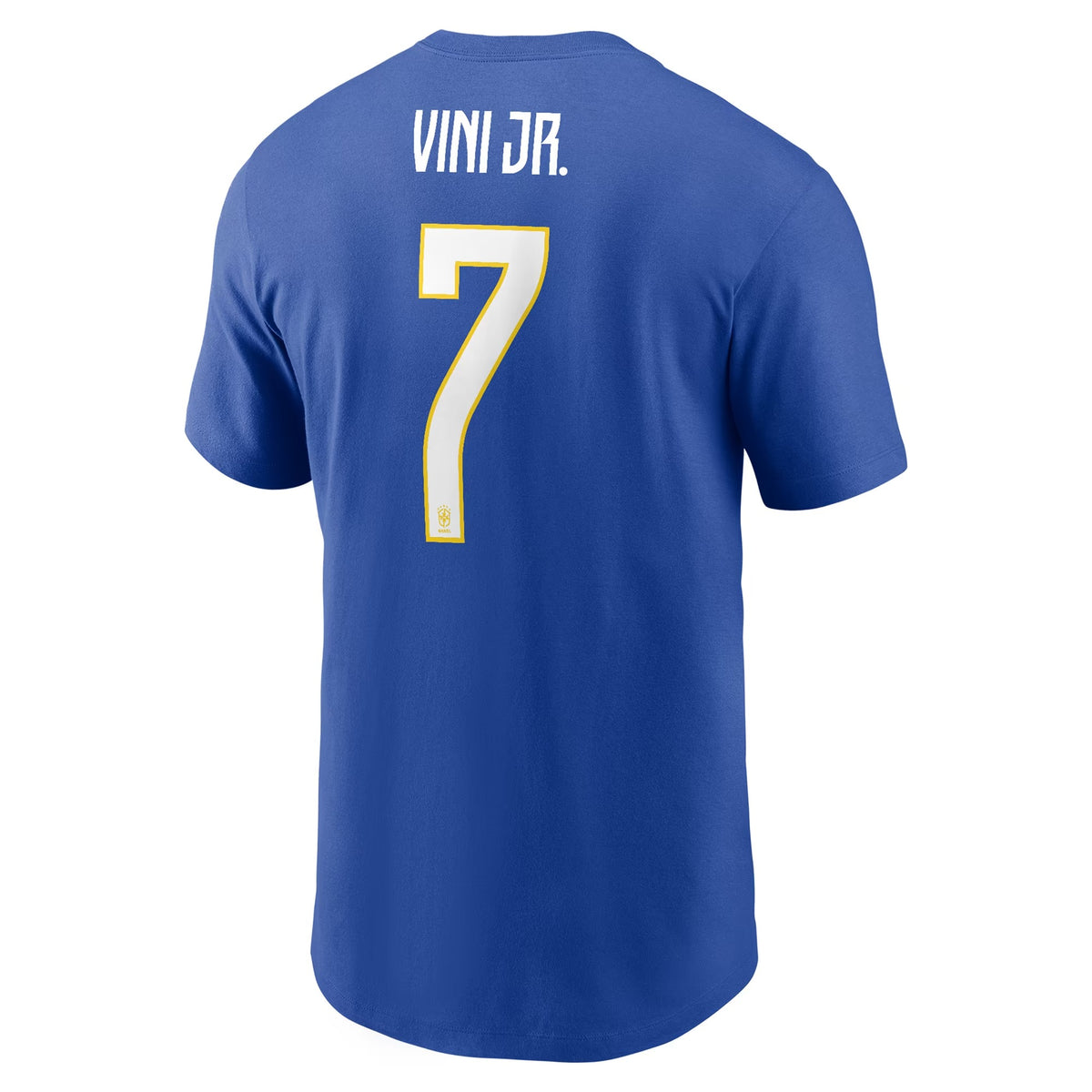 Vini Jr. Brazil National Team Name & Number T-Shirt - Royal