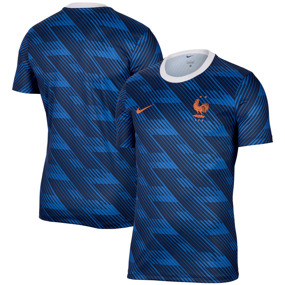 France National Team Home Sublimated Dri-FIT Top - Blue