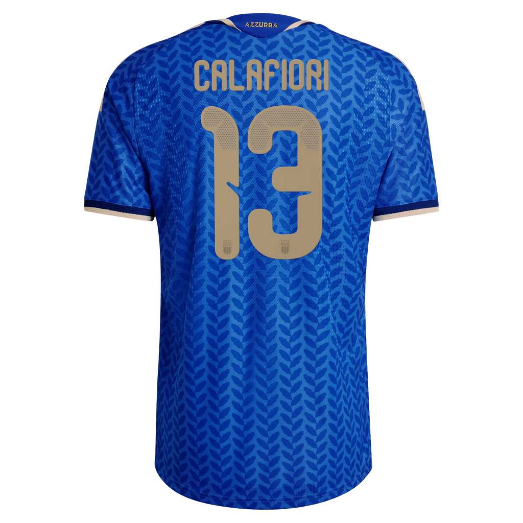 Riccardo Calafiori Italy National Team 2026 Home Jersey - Blue