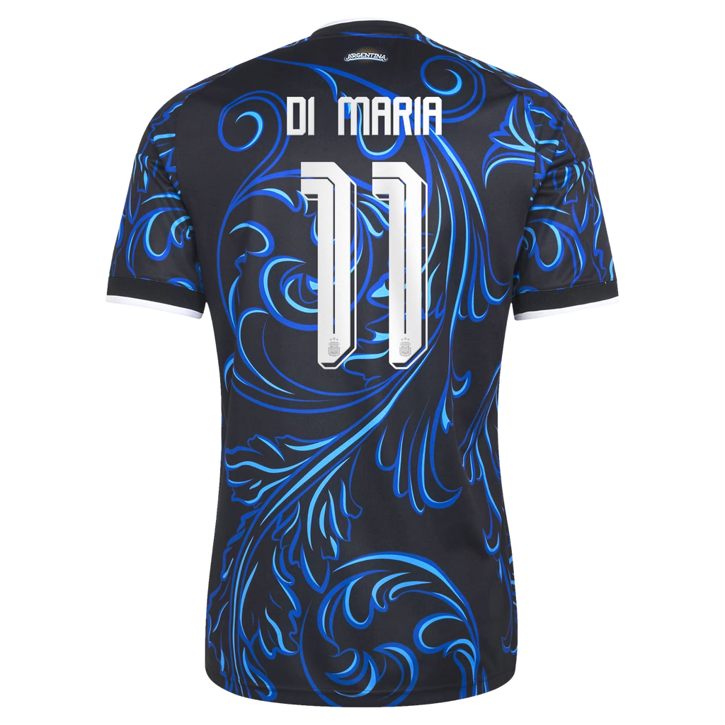 Angel Di Maria Argentina National Team 2026 Away Jersey - Black
