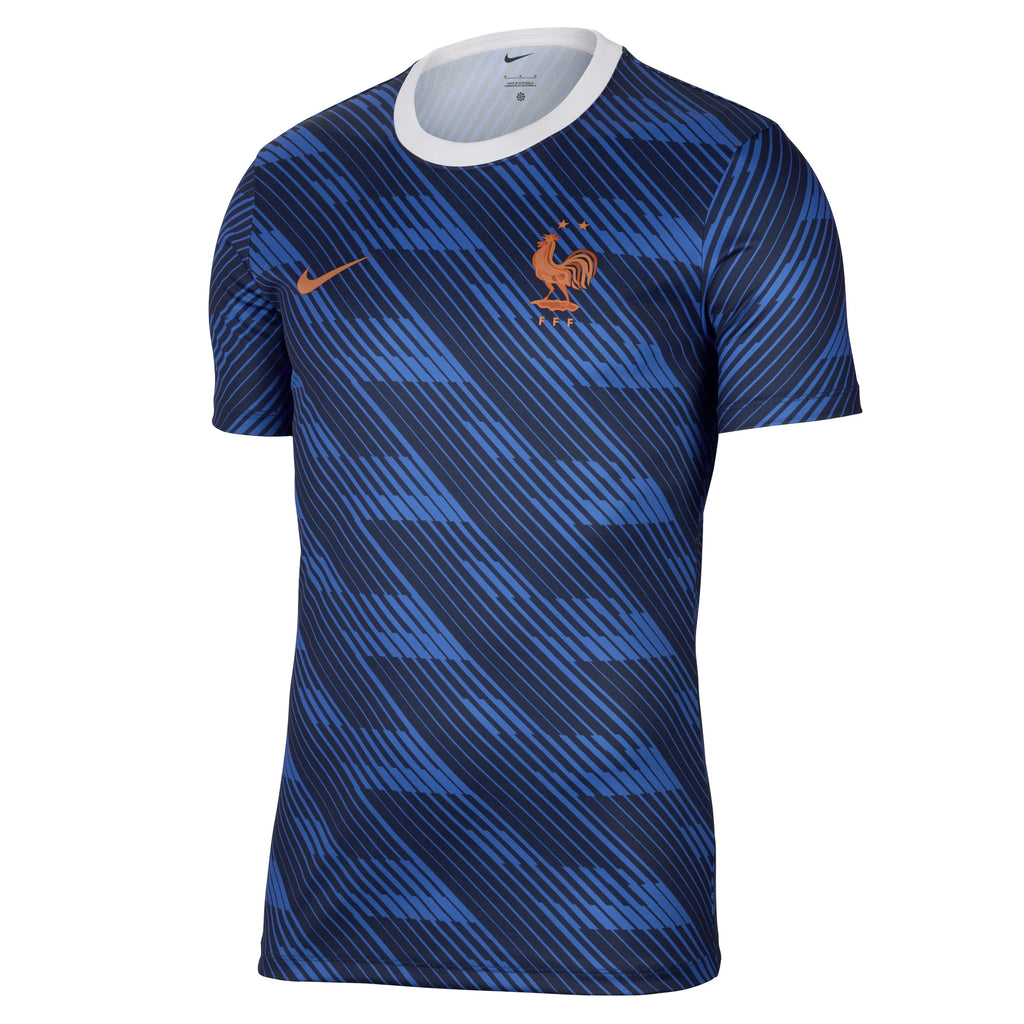 France National Team Home Sublimated Dri-FIT Top - Blue
