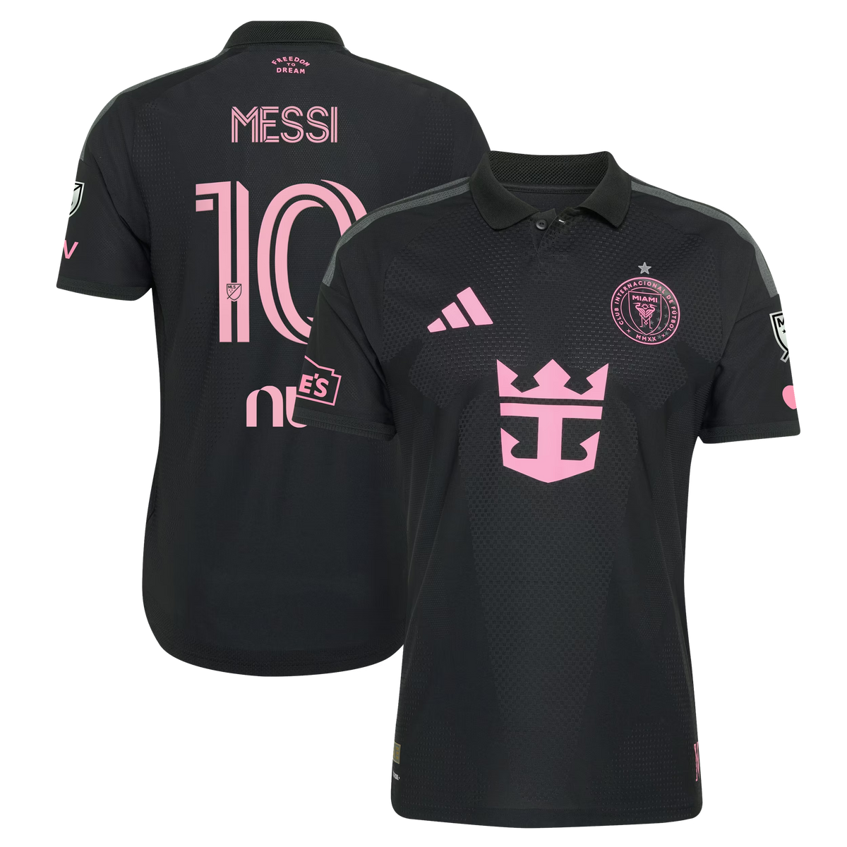 Messi Inter Miami CF Presagio On-Field Patch Jersey - Black
