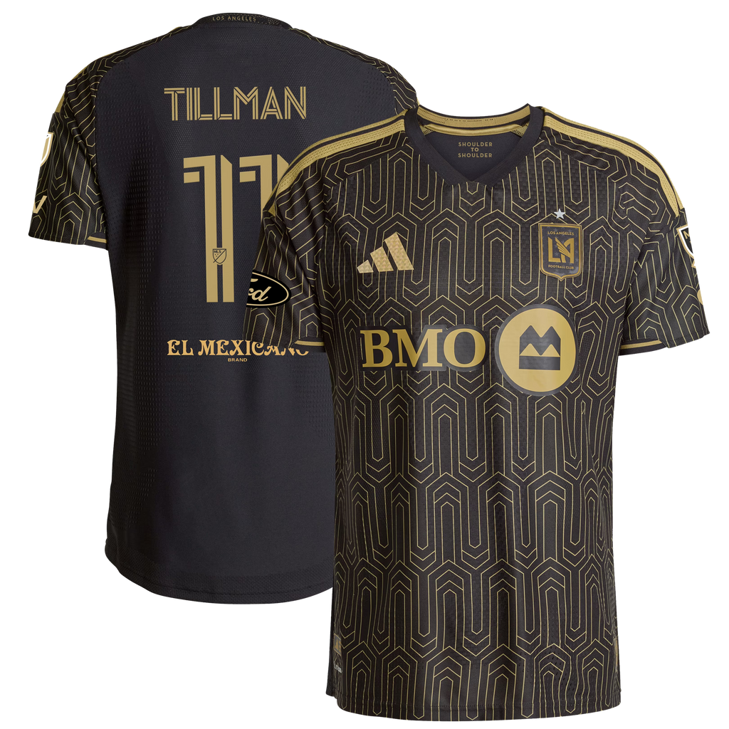 Timothy Tillman LAFC 2026 2026 Primary Kit On-Field Patch Jersey - Black