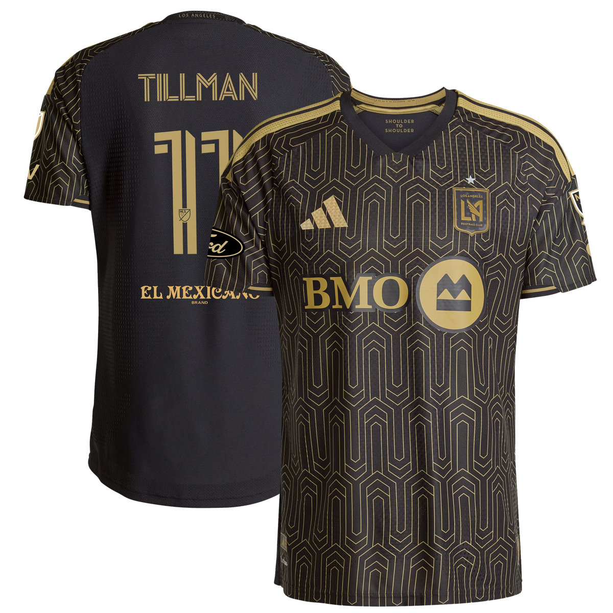 Timothy Tillman LAFC 2026 2026 Primary Kit On-Field Patch Jersey - Black