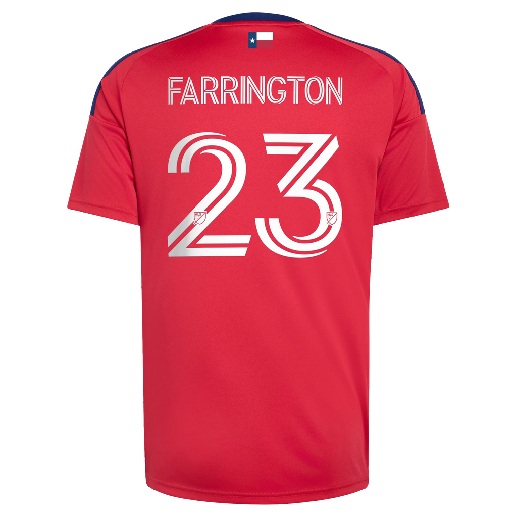 Logan Farrington FC Dallas 2026 DNA Kit Jersey – Red