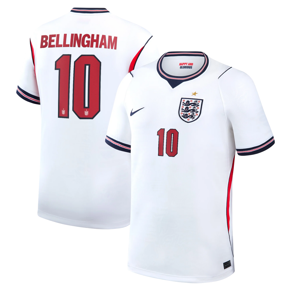 Jude Bellingham England National Team 2026 Home Stadium Jersey - White
