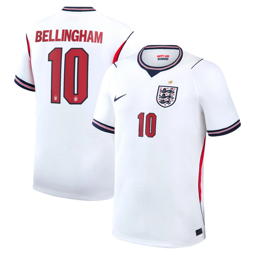 Jude Bellingham England National Team 2026 Home Stadium Jersey - White