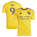 Daryl Dike Orlando City SC  2026 Sunken Treasure Kit Secondary Jersey - Yellow