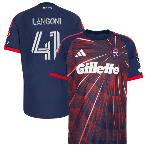 Luca Langoni New England Revolution 2026 Independence Day On-Field Jersey - Blue