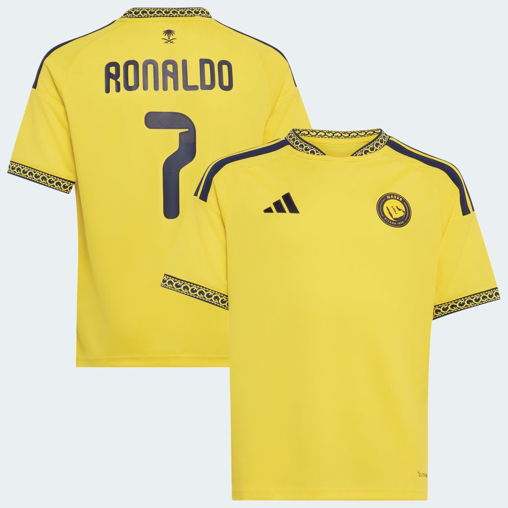 Cristiano Ronaldo Al-Nassr FC  Youth 2026/27 Home Jersey - Yellow