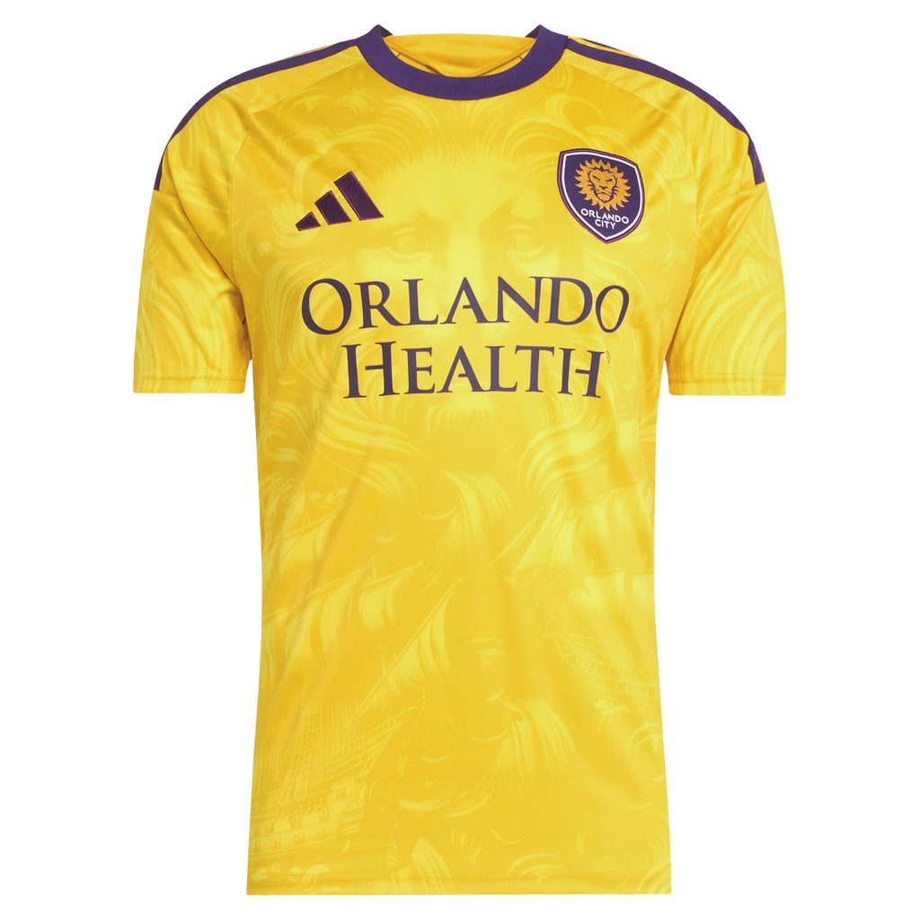 Daryl Dike Orlando City SC  2026 Sunken Treasure Kit Secondary Jersey - Yellow