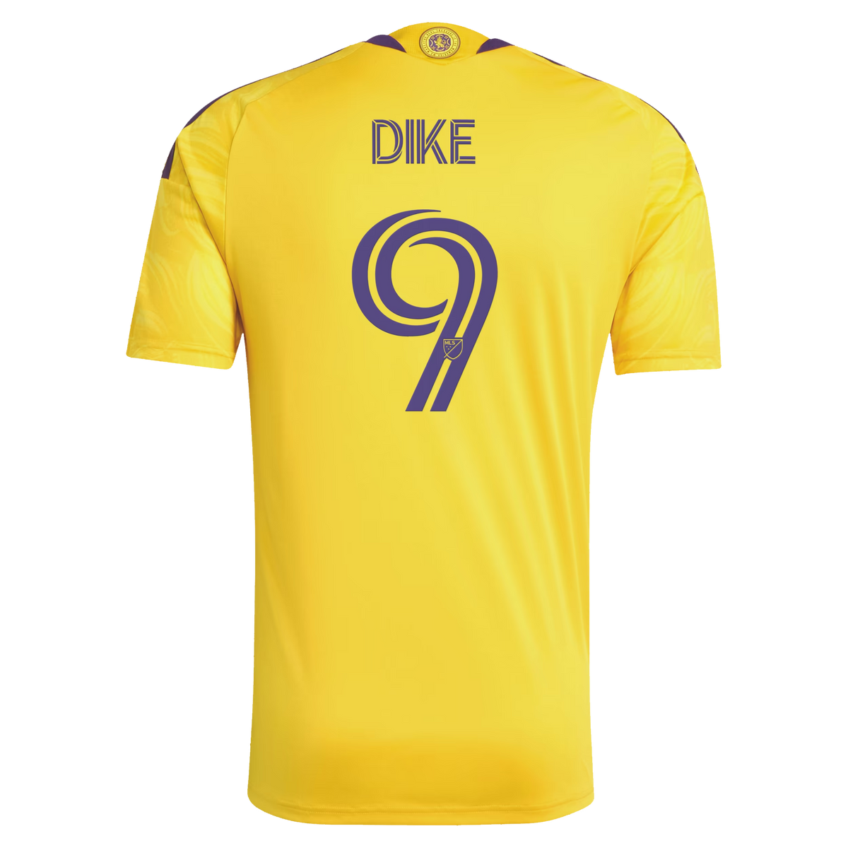 Daryl Dike Orlando City SC  2026 Sunken Treasure Kit Secondary Jersey - Yellow