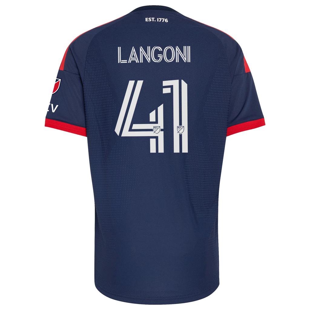 Luca Langoni New England Revolution 2026 Independence Day On-Field Jersey - Blue