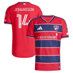Herman Johansson FC Dallas 2026 DNA Kit On-Field Patch Jersey - Red