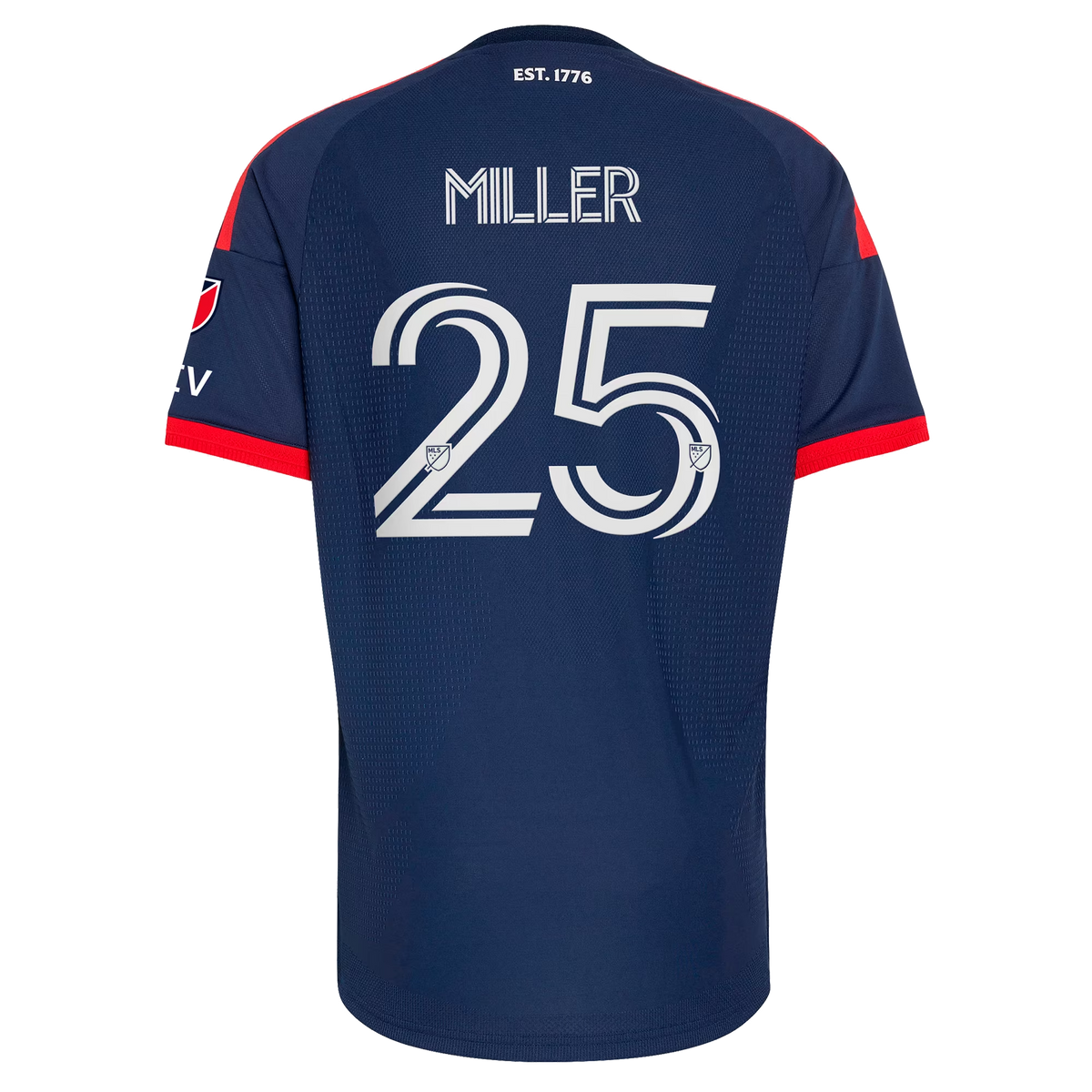 Peyton Miller New England Revolution 2026 Independence Day On-Field Patch Jersey - Blue