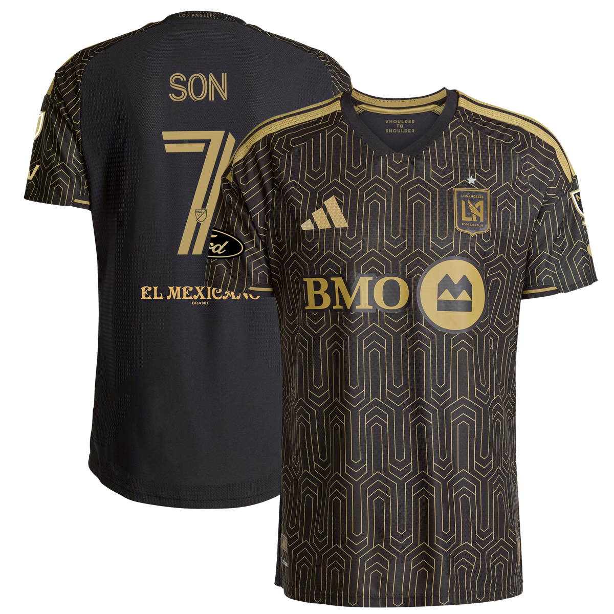 Son Heung-Min LAFC 2026 Primary Kit On-Field Patch Jersey - Black