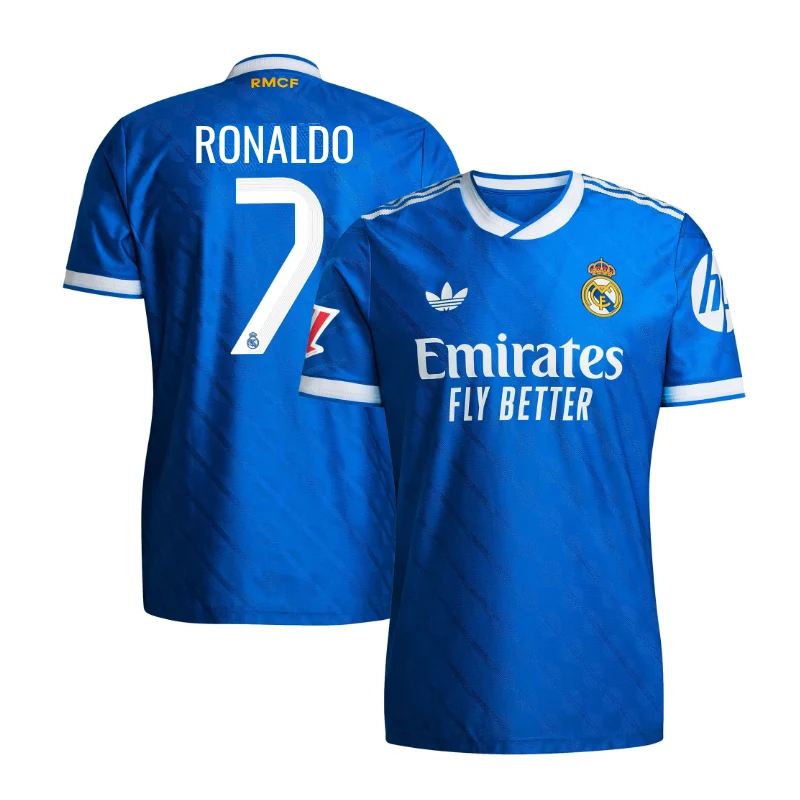 Cristiano Ronaldo  Real Madrid  2025/26 Third Player Jersey - Blue