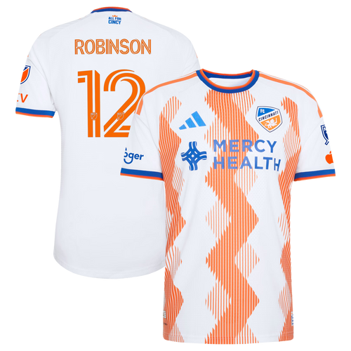 Miles Robinson FC Cincinnati 2026 The Seven Hills Kit On-Field Patch Jersey - White