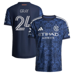 Tayvon Gray New York City FC 2026 The All Nations Kit On-Field Patch Jersey - Blue