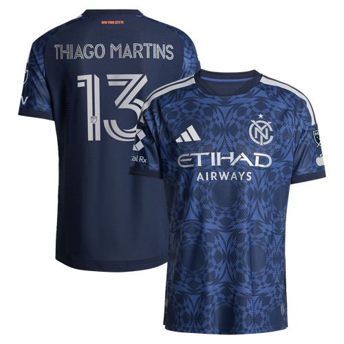 Thiago Martins New York City FC  2026 The All Nations Kit On-Field Patch Jersey - Blue
